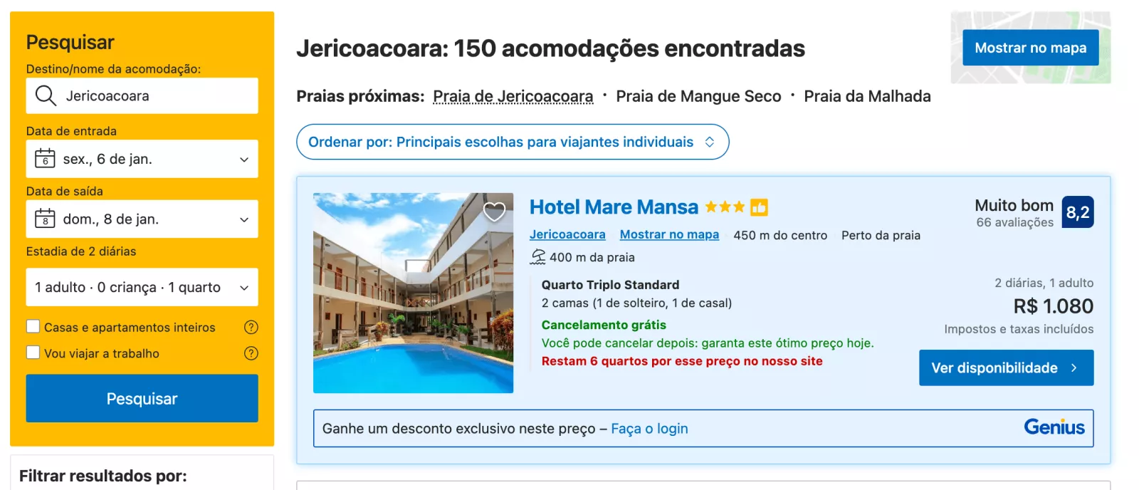 quarto hotel booking