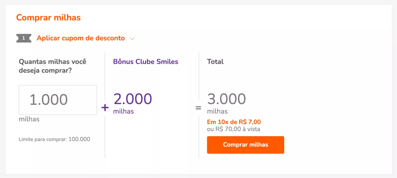 compra milhas smiles