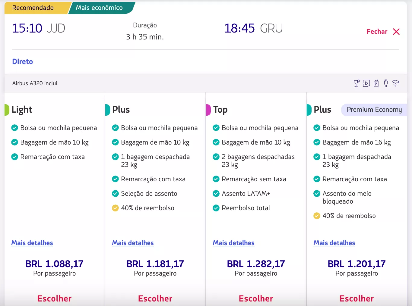 cadastro cartao latam pass passo 5