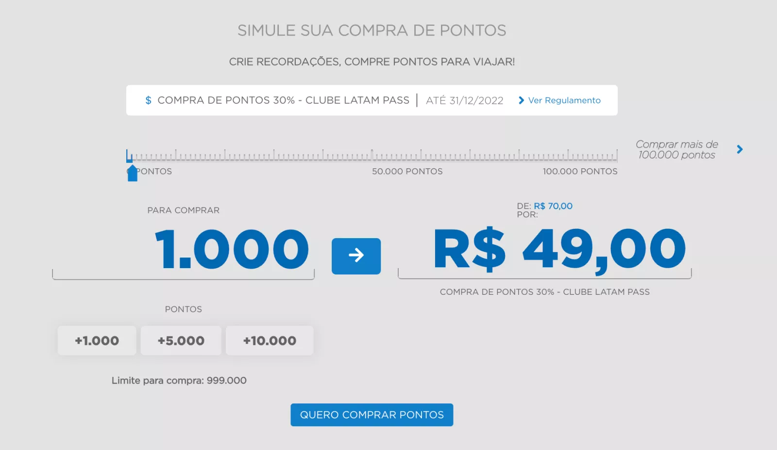 compra passagem latam pass passo 8