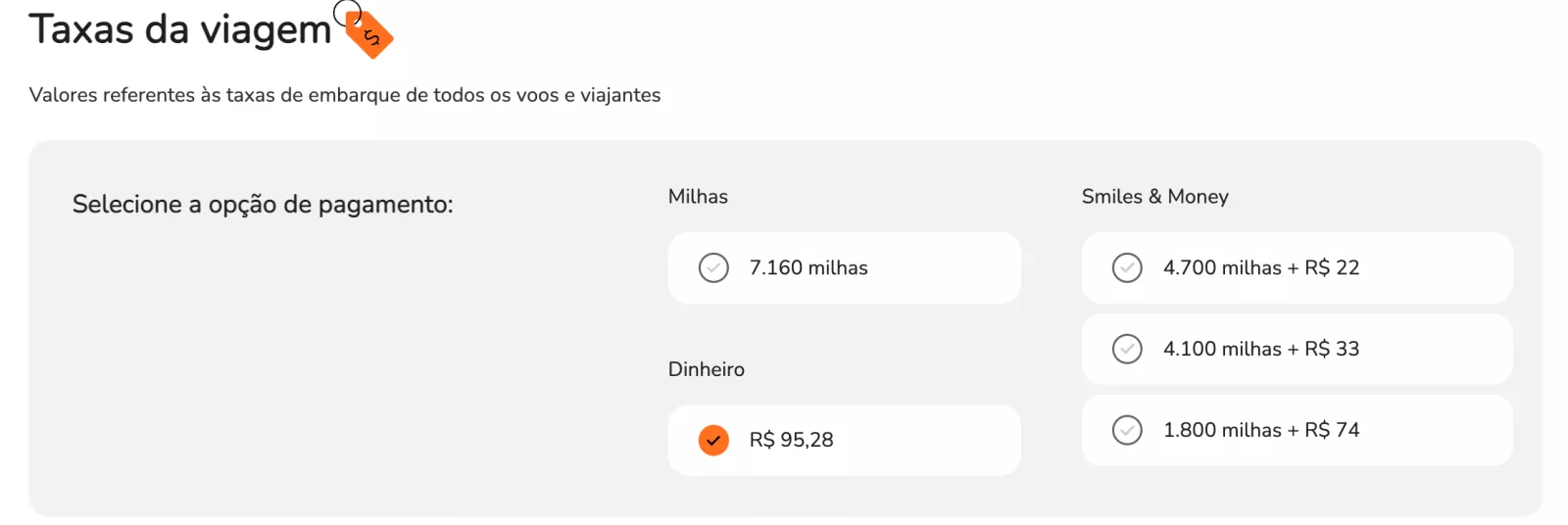 passagem aerea nacional smiles passo 4